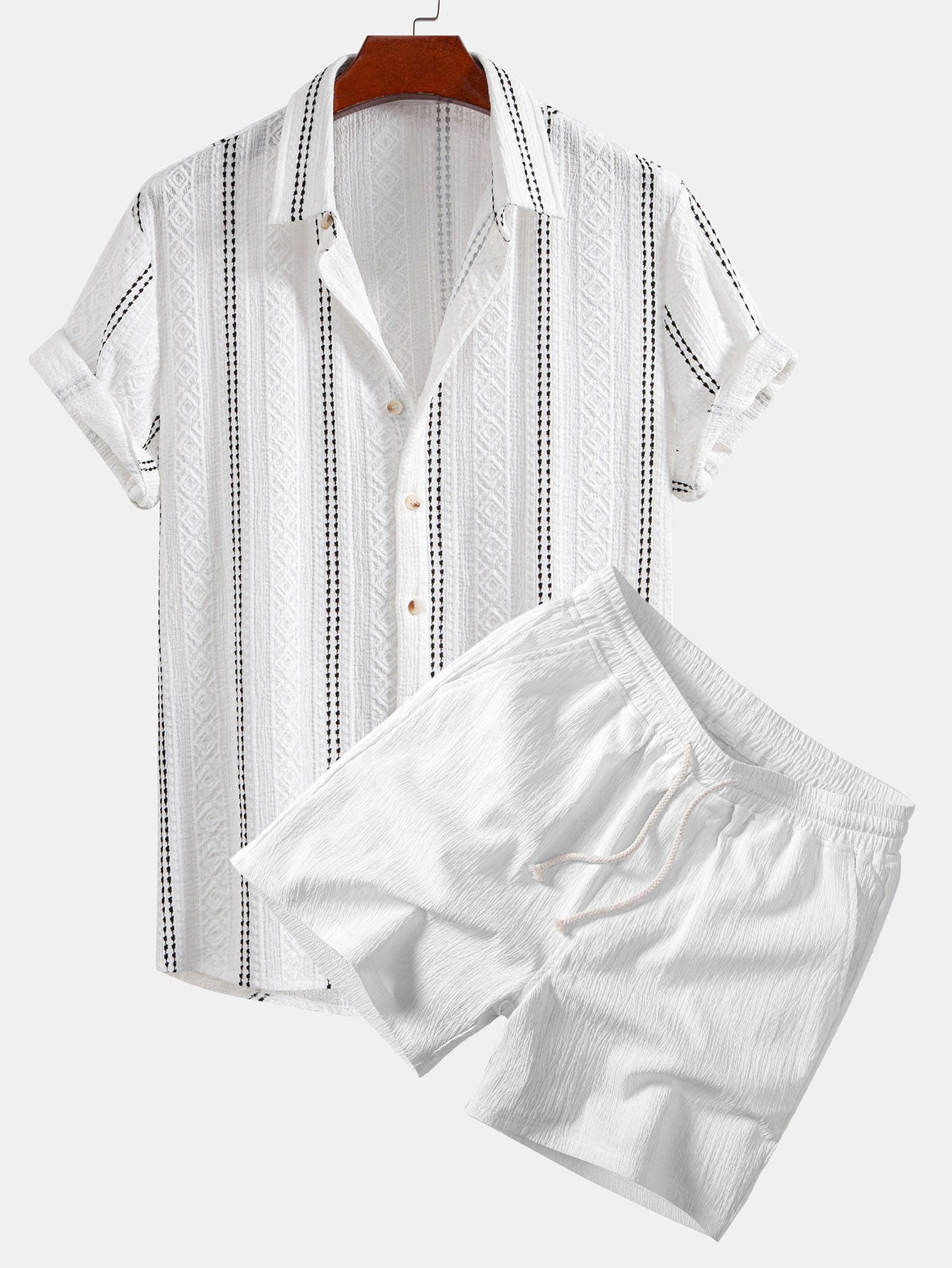 Veyron - Conjunto corto con botones