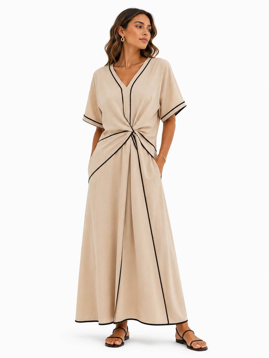 Soléa - Vestido largo elegante