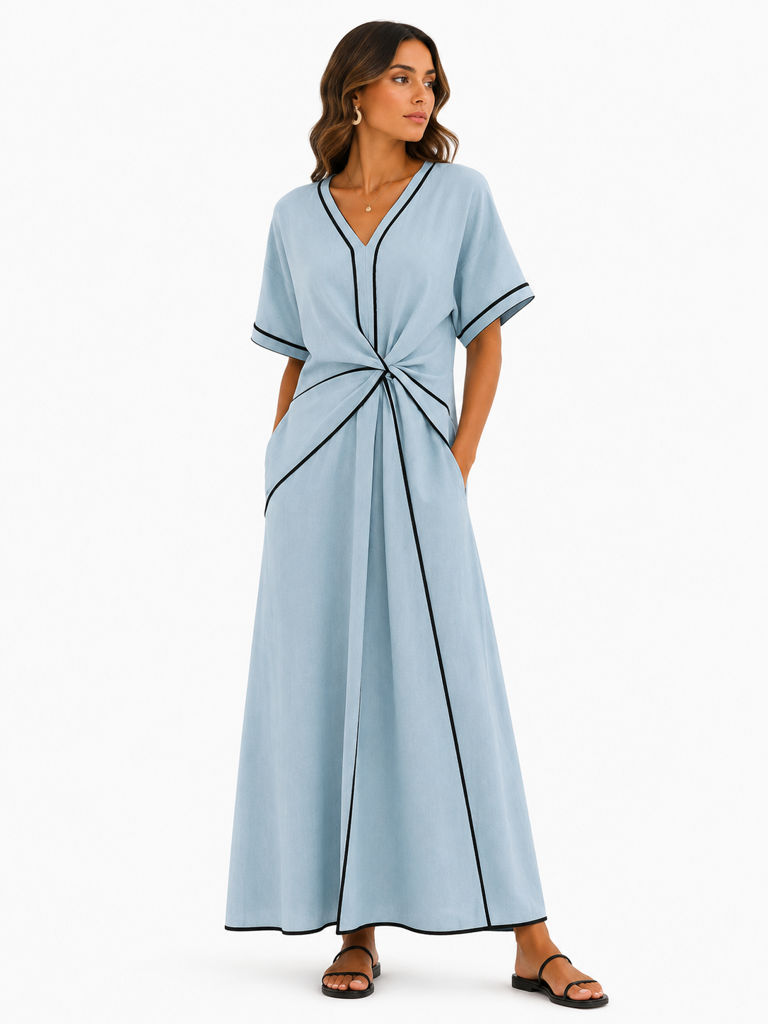 Soléa - Vestido largo elegante