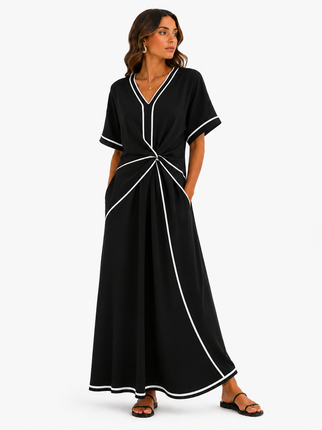 Soléa - Vestido largo elegante