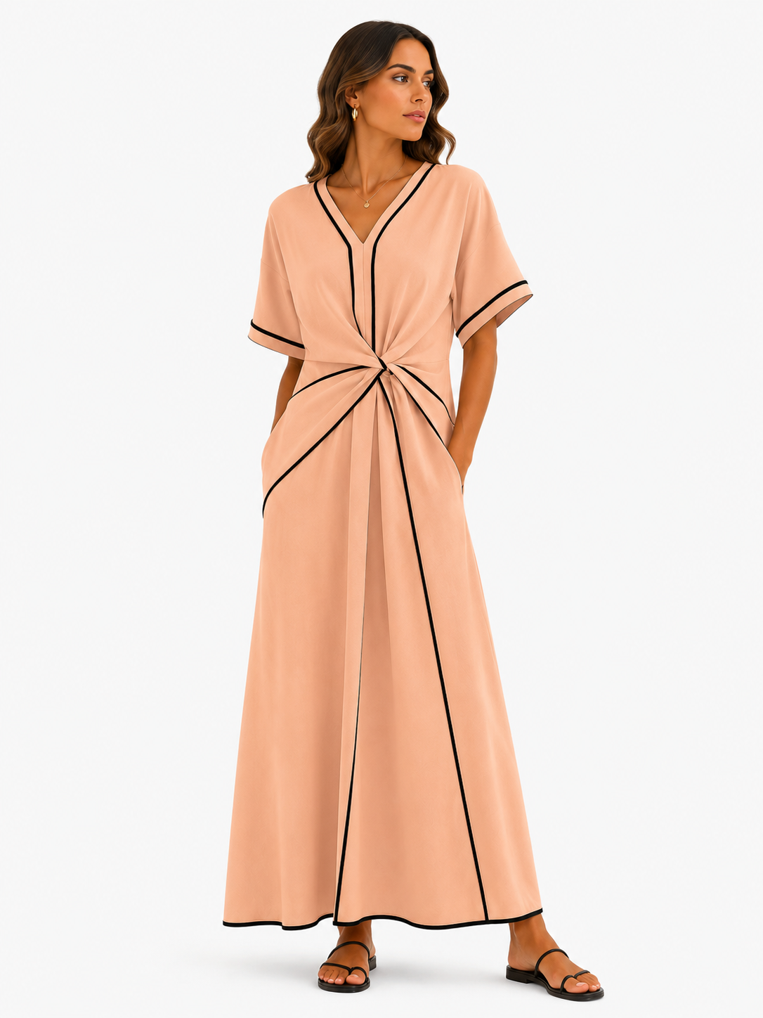 Soléa - Vestido largo elegante