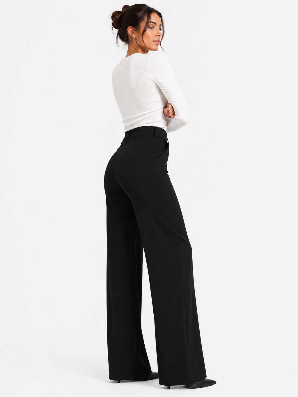 Aria - Pantalón de pierna ancha