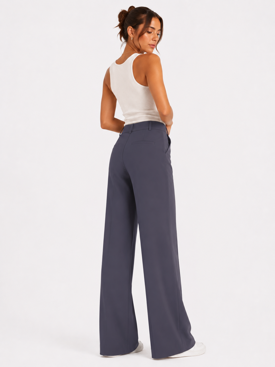 Aria - Pantalón de pierna ancha