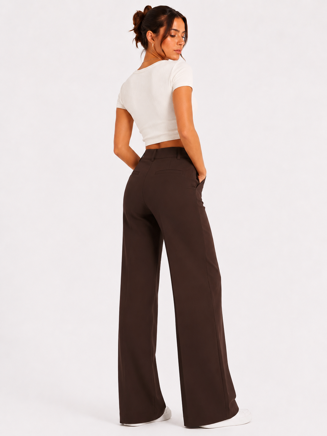 Aria - Pantalón de pierna ancha