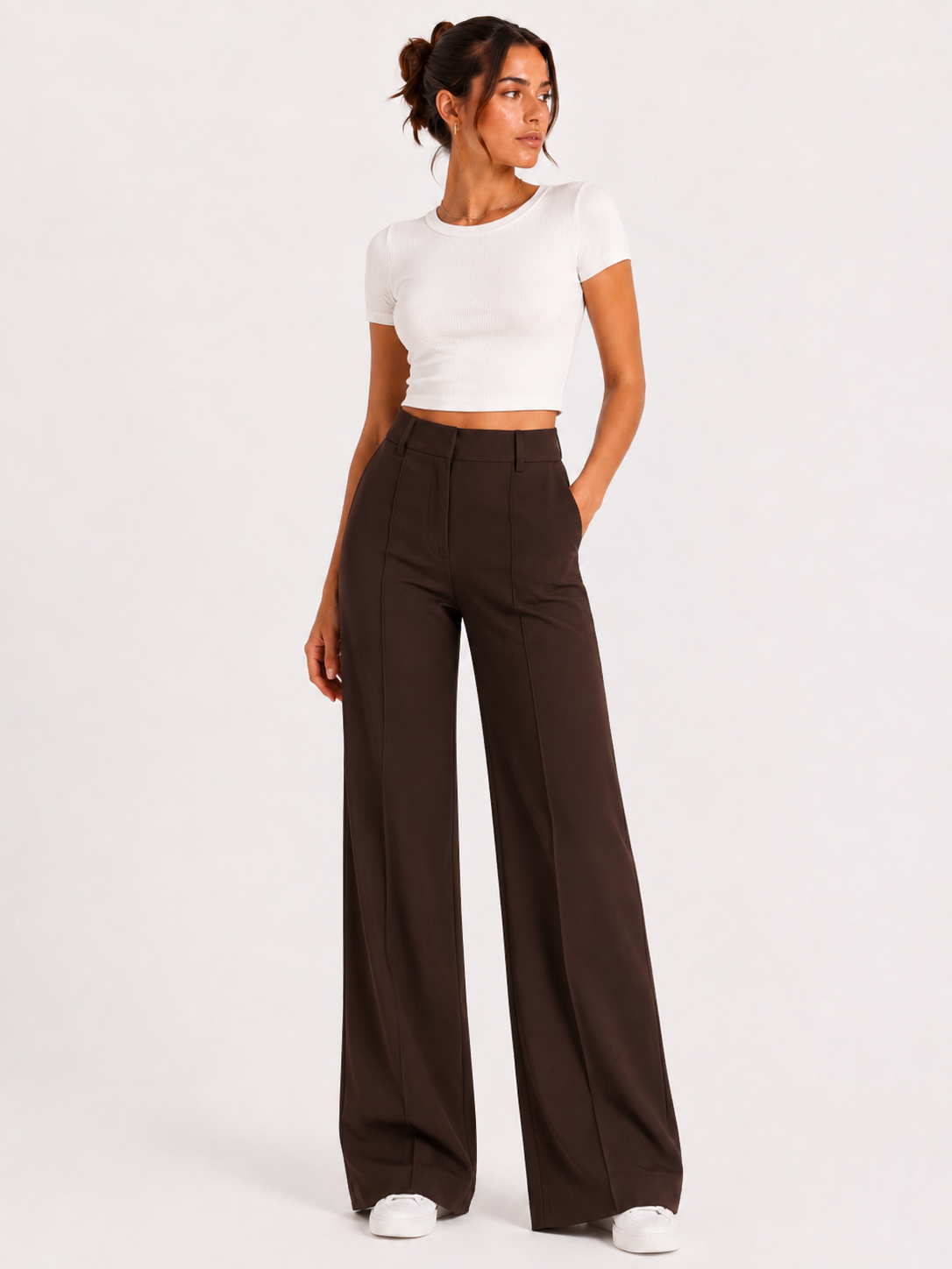 Aria - Pantalón de pierna ancha
